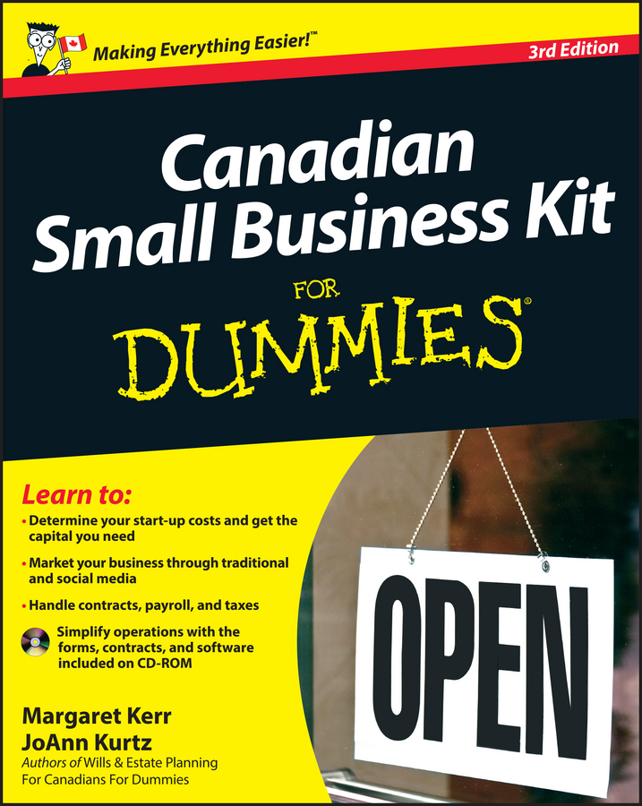 Обложка книги «Canadian Small Business Kit For Dummies»