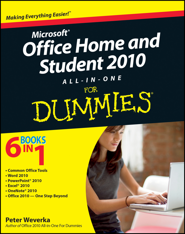 Обложка книги «Office Home and Student 2010 All-in-One For Dummies»