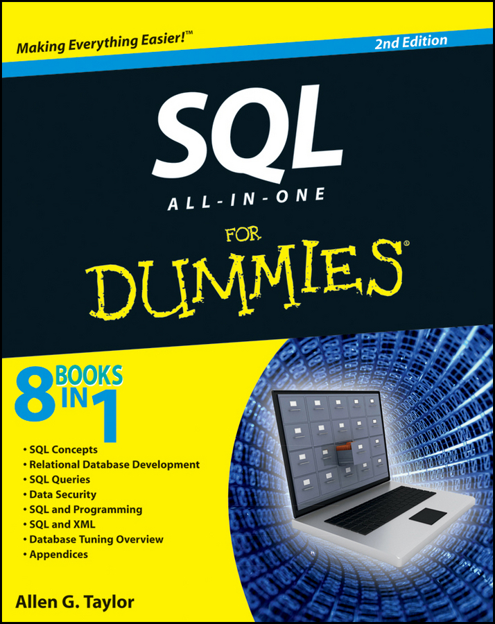 Обложка книги «SQL All-in-One For Dummies»