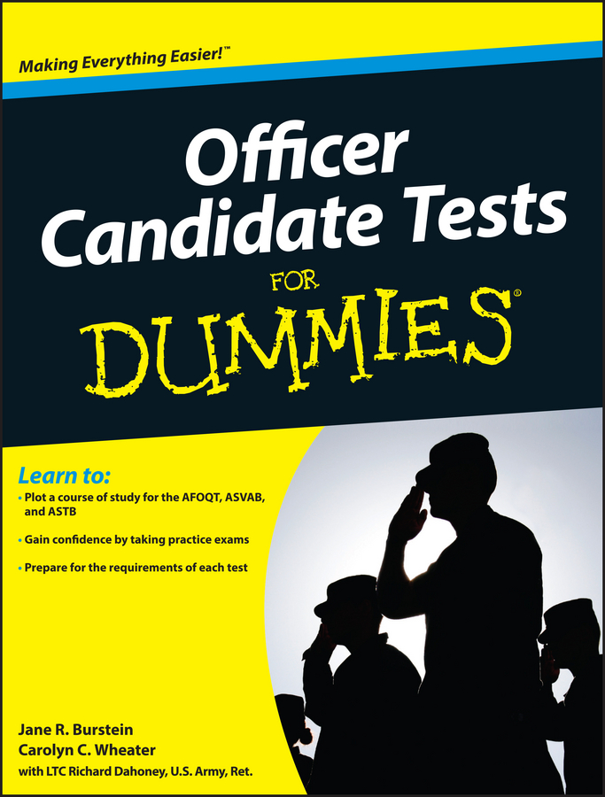 Обложка книги «Officer Candidate Tests For Dummies»