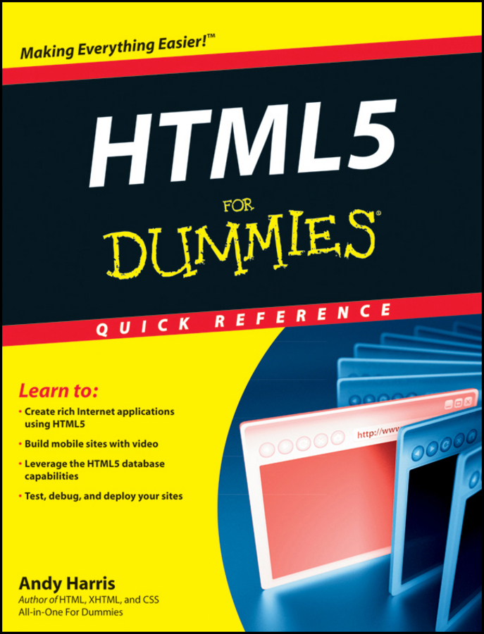 Обложка книги «HTML5 For Dummies Quick Reference»