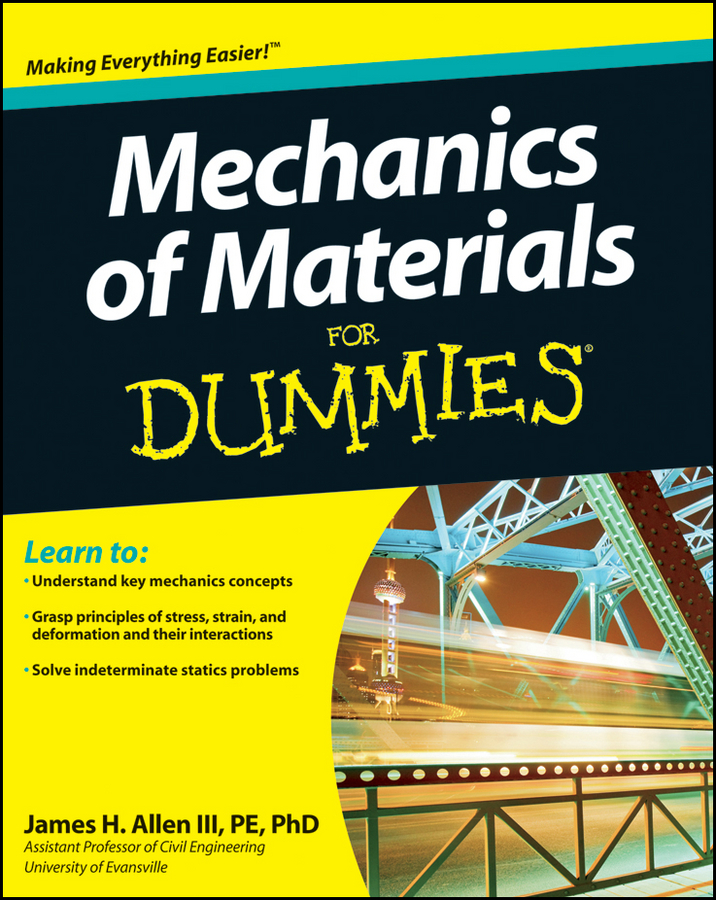 Обложка книги «Mechanics of Materials For Dummies»