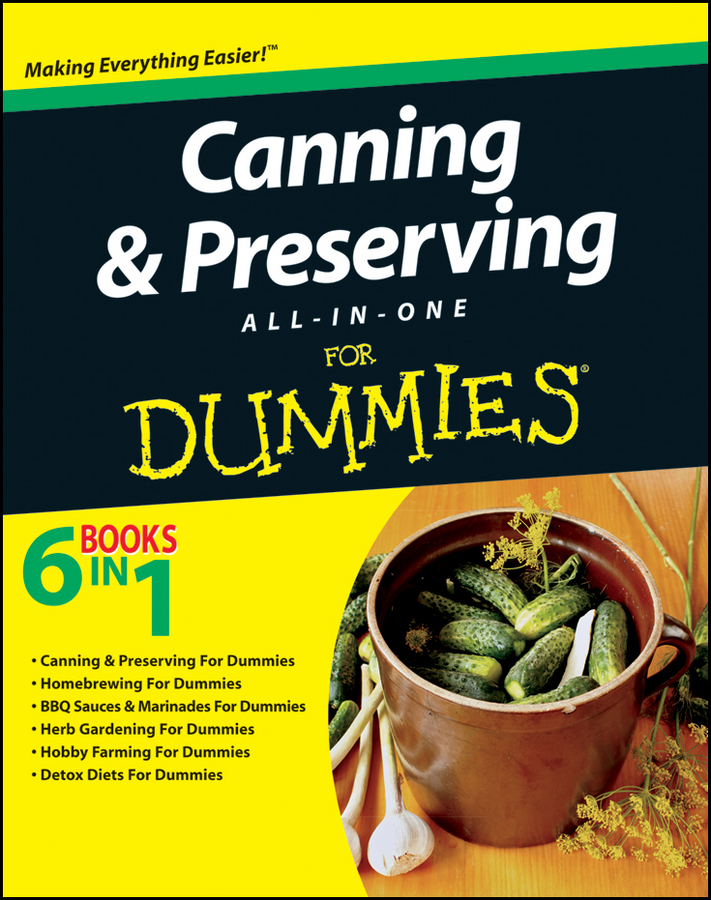 Обложка книги «Canning and Preserving All-in-One For Dummies»