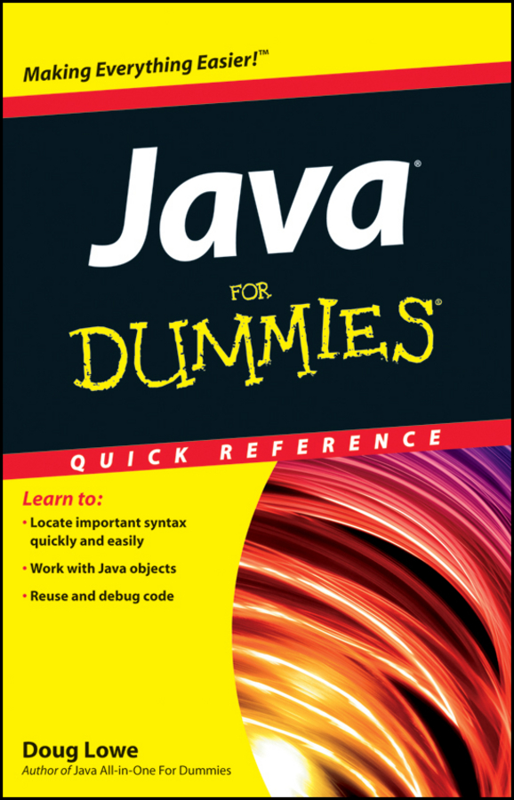 Обложка книги «Java For Dummies Quick Reference»