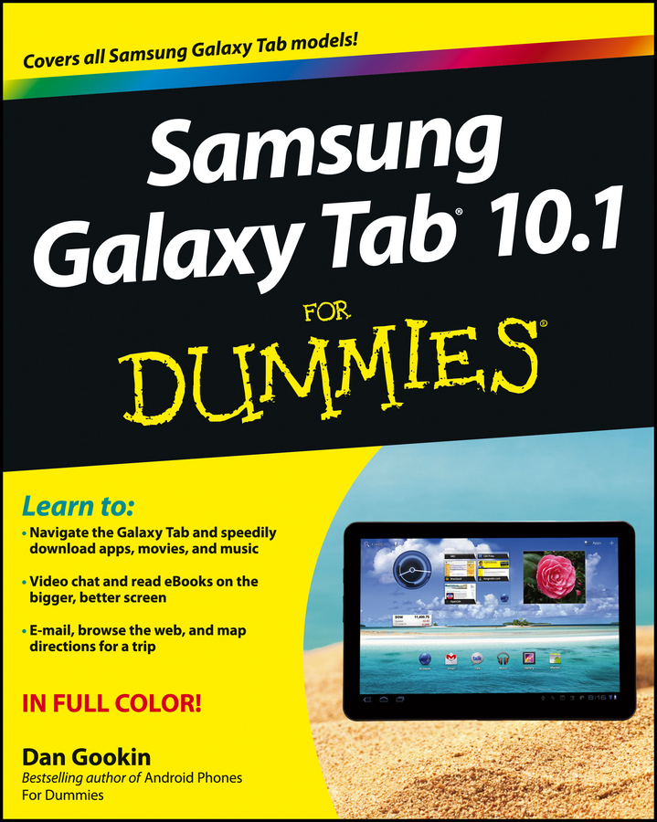 Обложка книги «Samsung Galaxy Tab 10.1 For Dummies»