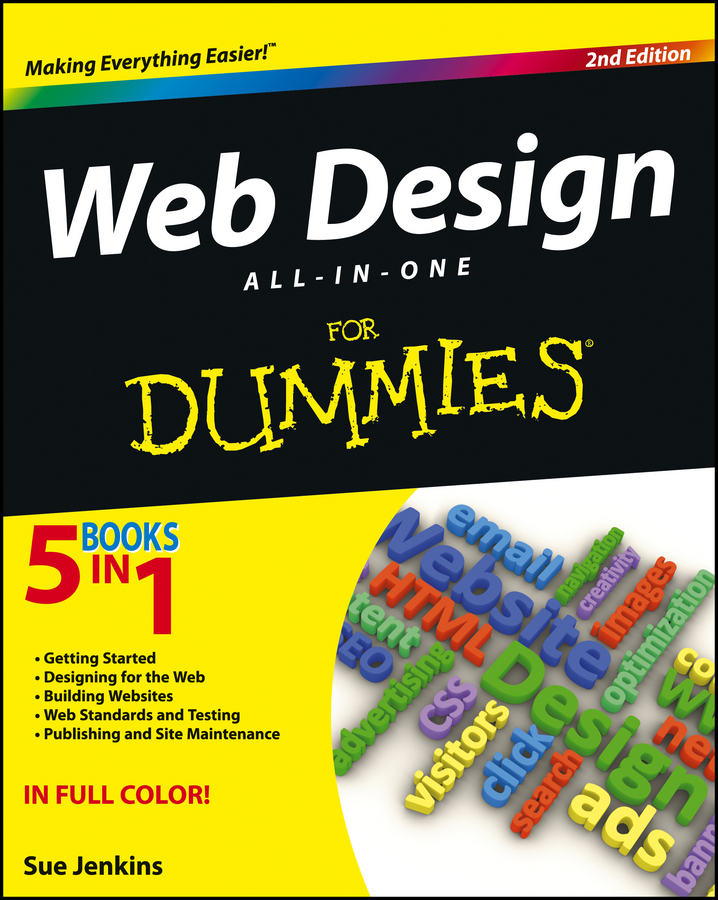 Обложка книги «Web Design All-in-One For Dummies»