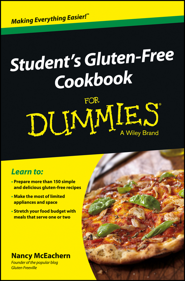 Обложка книги «Student's Gluten-Free Cookbook For Dummies»