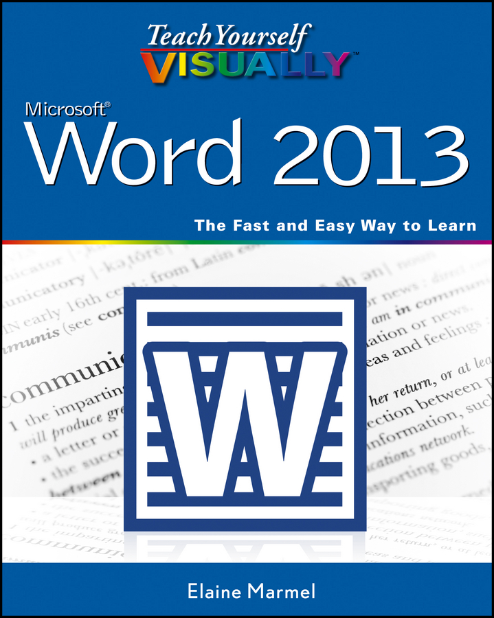 Обложка книги «Teach Yourself VISUALLY Word 2013»
