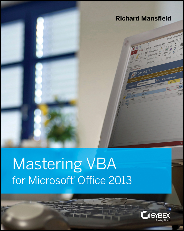 Обложка книги «Mastering VBA for Microsoft Office 2013»