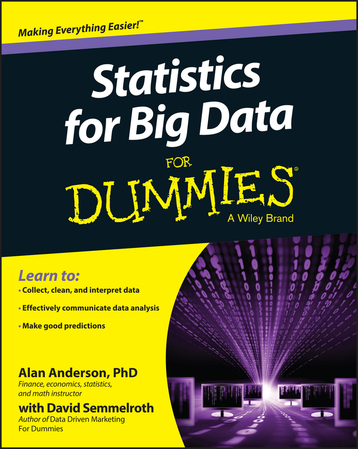 Обложка книги «Statistics for Big Data For Dummies»