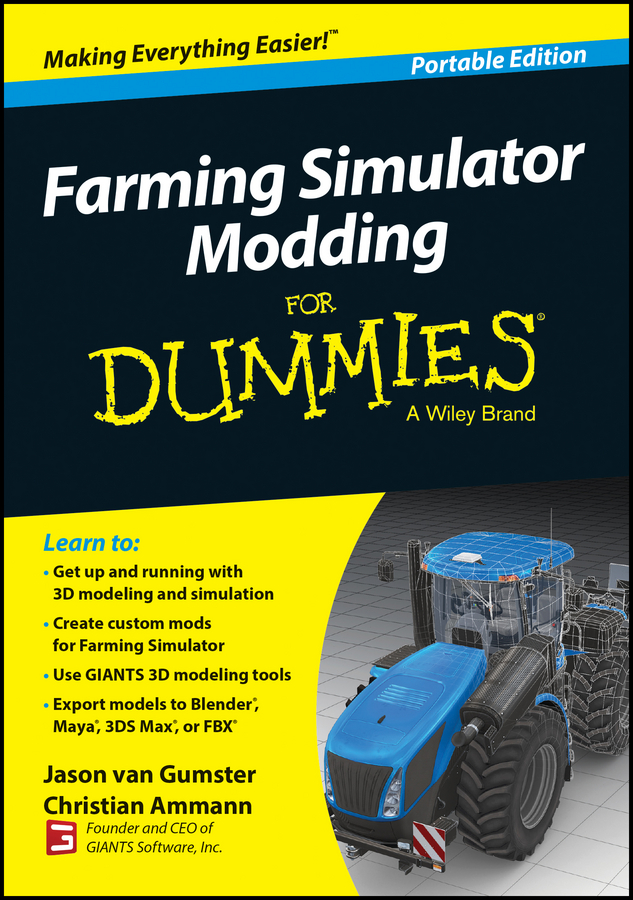 Обложка книги «Farming Simulator Modding For Dummies»
