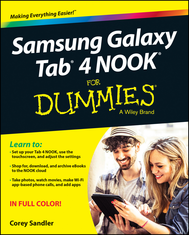 Обложка книги «Samsung Galaxy Tab 4 NOOK For Dummies»