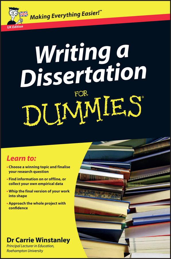 Обложка книги «Writing a Dissertation For Dummies»