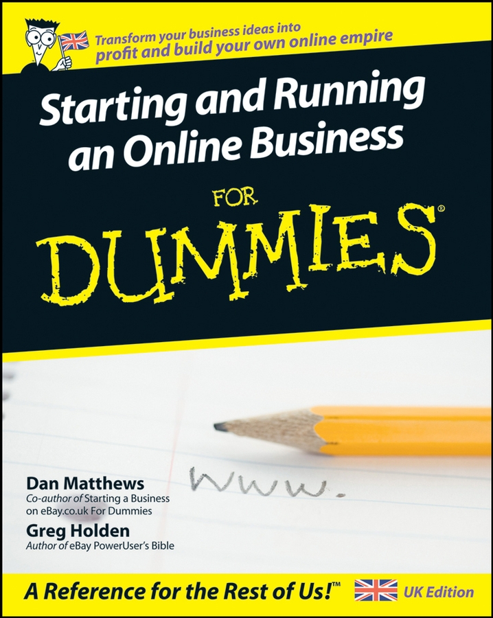 Обложка книги «Starting and Running an Online Business For Dummies»