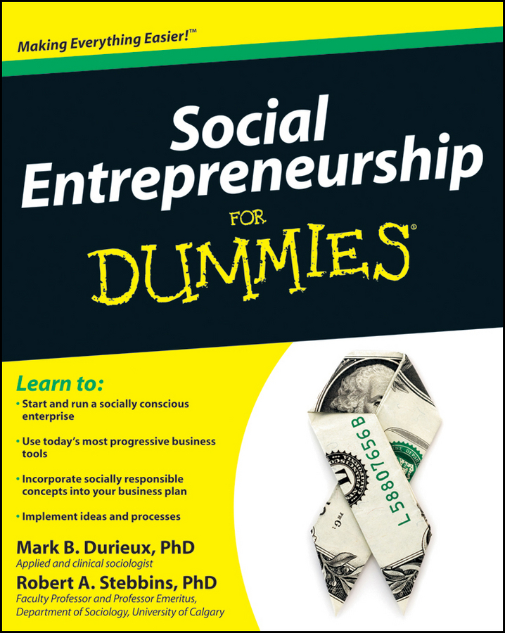 Обложка книги «Social Entrepreneurship For Dummies»