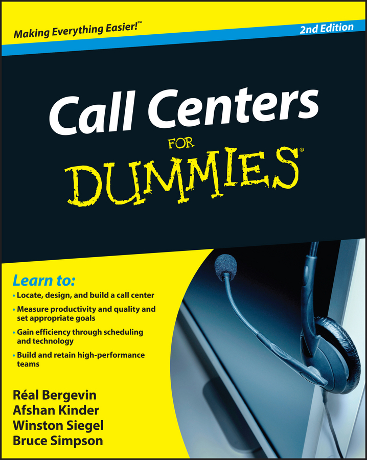 Обложка книги «Call Centers For Dummies»