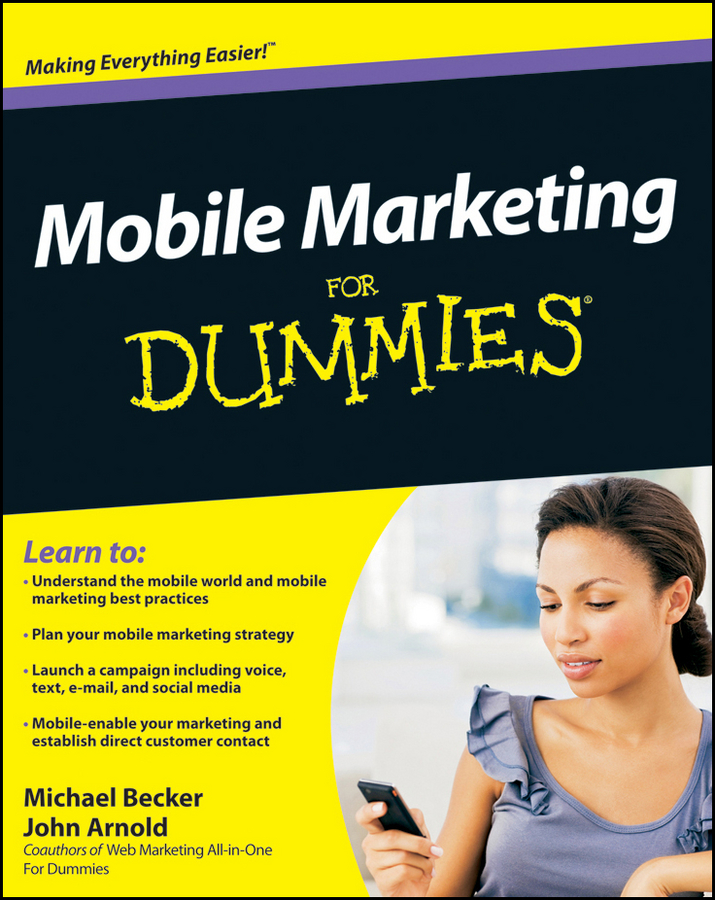 Обложка книги «Mobile Marketing For Dummies»