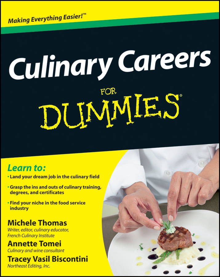 Обложка книги «Culinary Careers For Dummies»