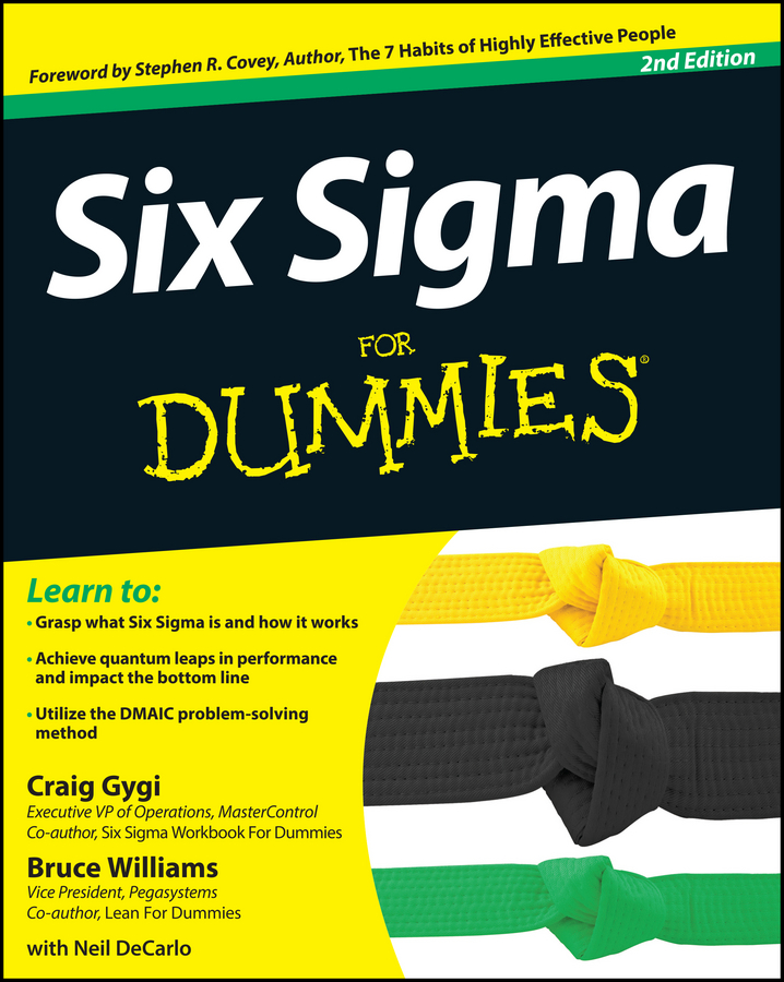Обложка книги «Six Sigma For Dummies»
