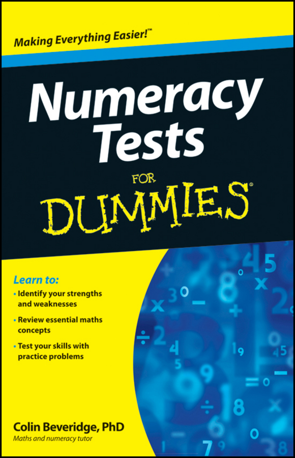 Обложка книги «Numeracy Tests For Dummies»