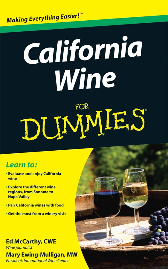 Обложка книги «California Wine For Dummies»