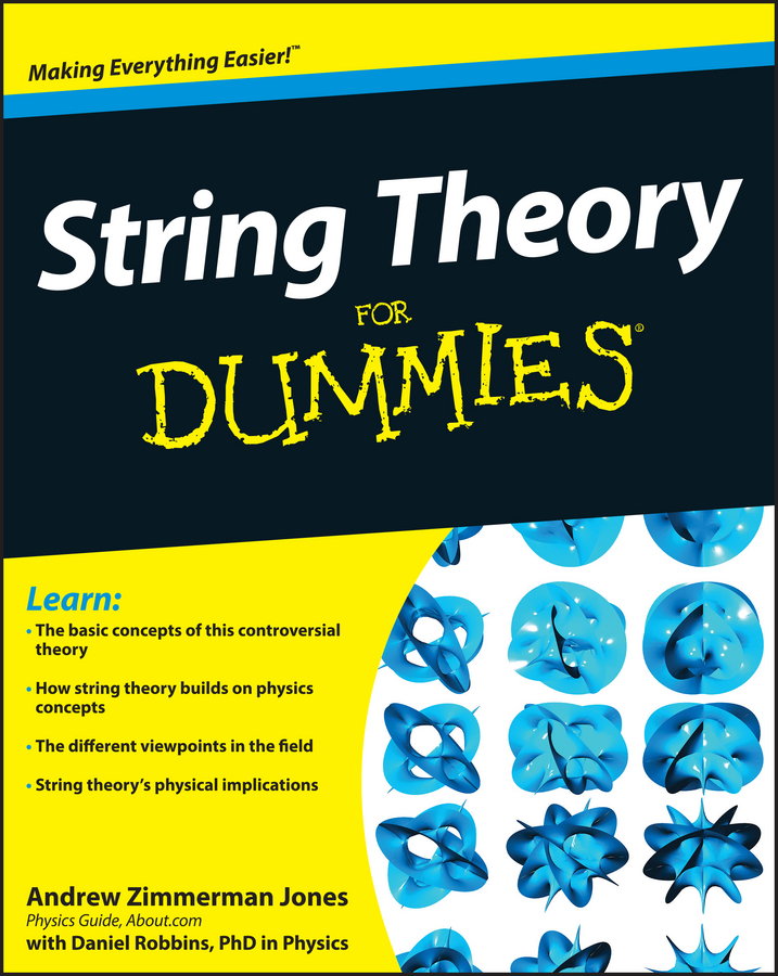 Обложка книги «String Theory For Dummies»