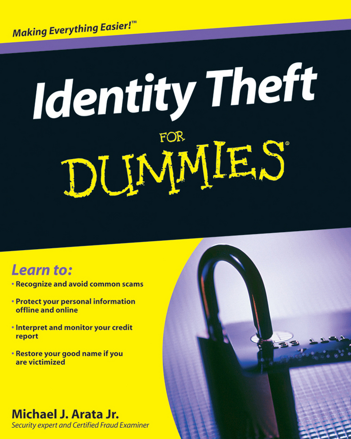 Обложка книги «Identity Theft For Dummies»