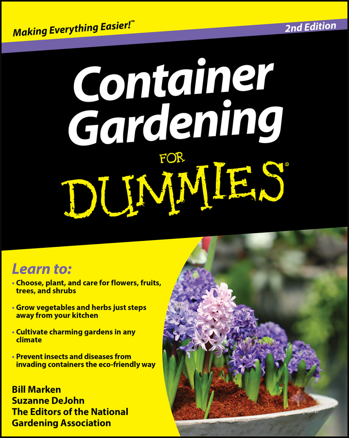 Обложка книги «Container Gardening For Dummies»
