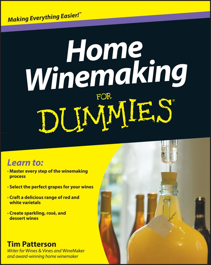 Обложка книги «Home Winemaking For Dummies»