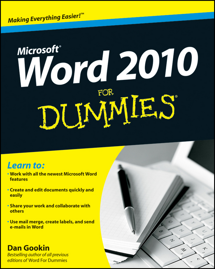Обложка книги «Word 2010 For Dummies»