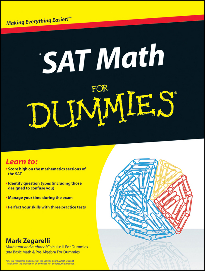 Обложка книги «SAT Math For Dummies»