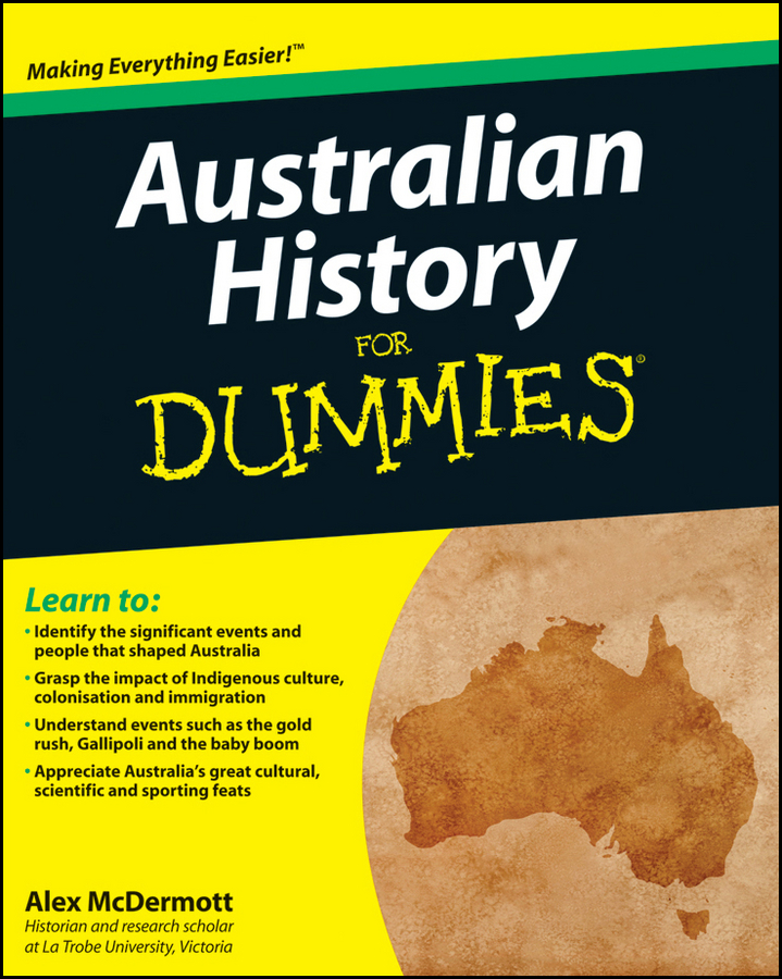 Обложка книги «Australian History for Dummies»