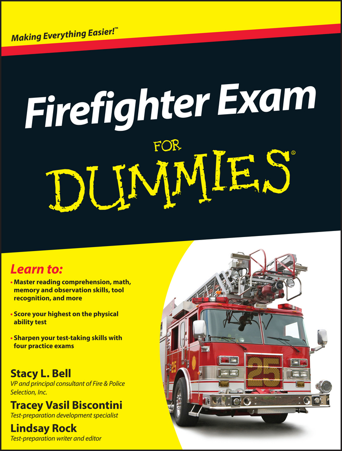 Обложка книги «Firefighter Exam For Dummies»