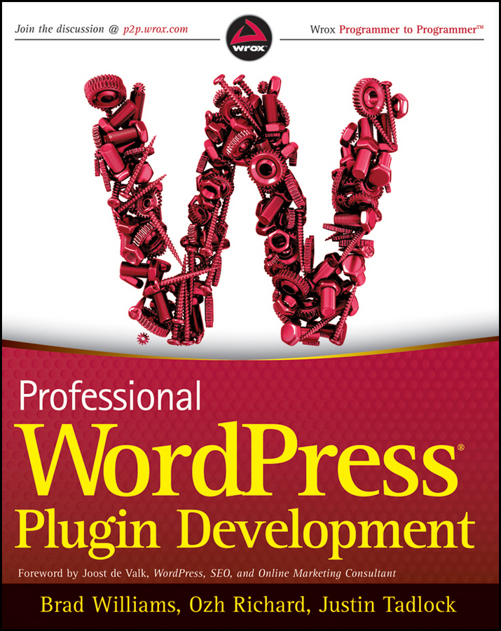 Обложка книги «Professional WordPress Plugin Development»