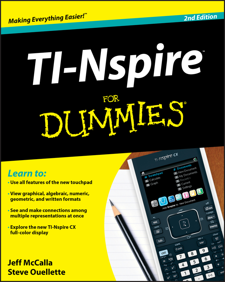 Обложка книги «TI-Nspire For Dummies»