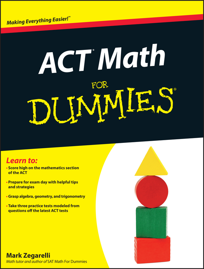 Обложка книги «ACT Math For Dummies»