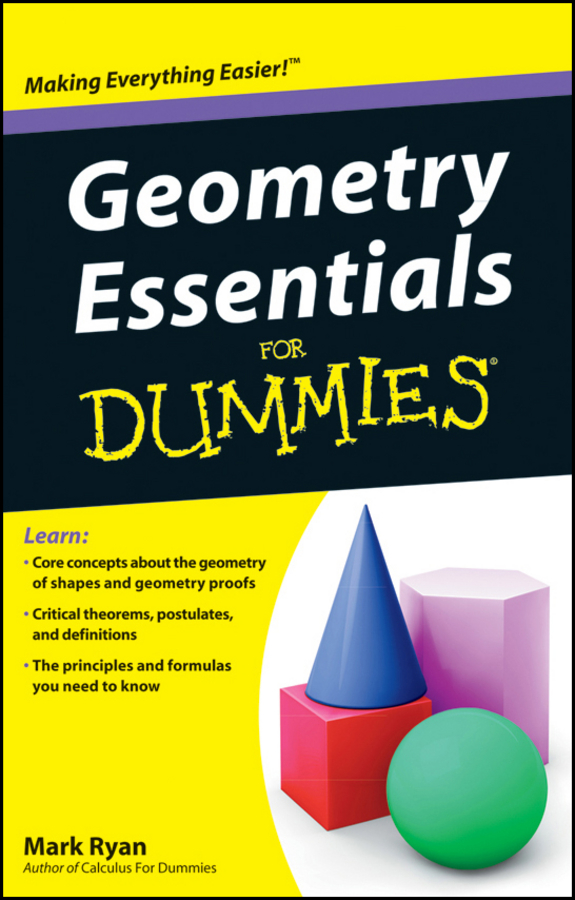 Обложка книги «Geometry Essentials For Dummies»
