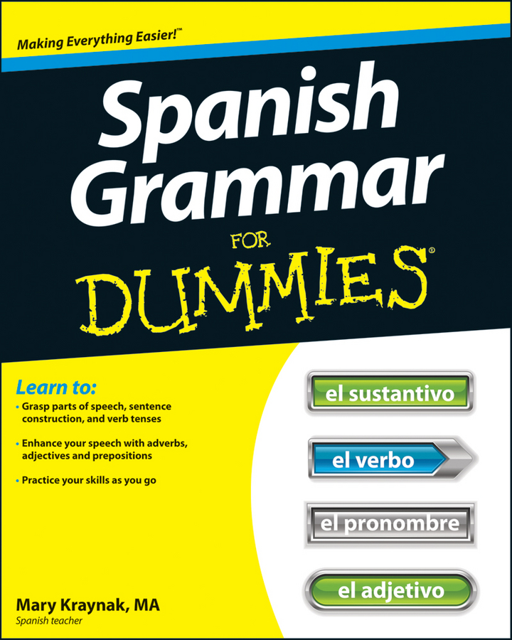 Обложка книги «Spanish Grammar For Dummies»