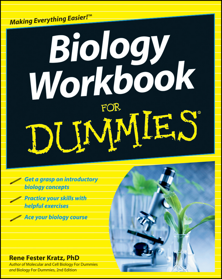 Обложка книги «Biology Workbook For Dummies»