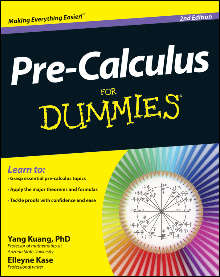 Обложка книги «Pre-Calculus For Dummies»