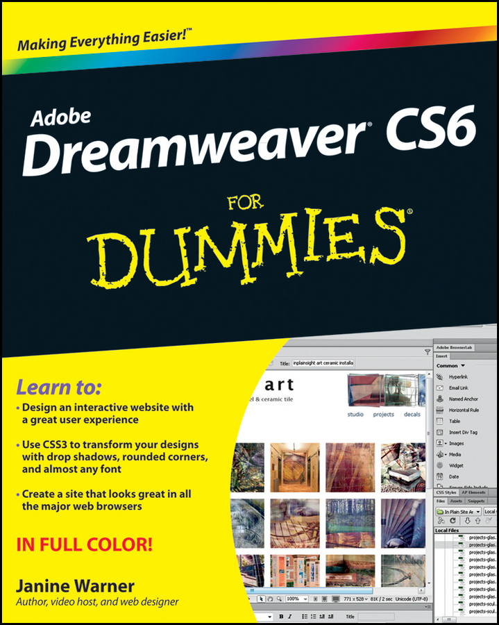 Обложка книги «Dreamweaver CS6 For Dummies»