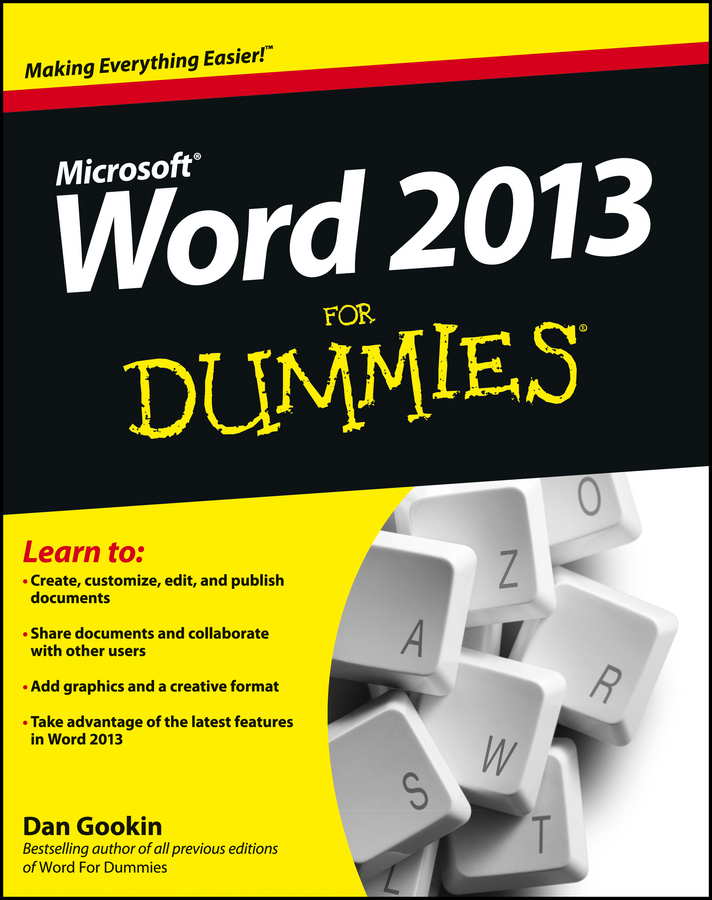 Обложка книги «Word 2013 For Dummies»