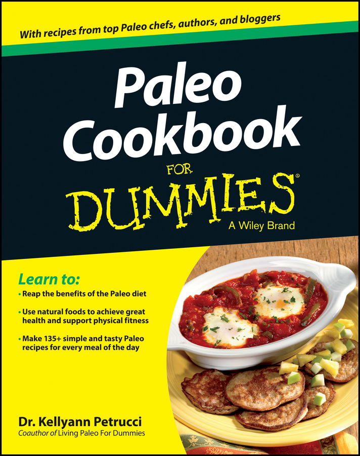 Обложка книги «Paleo Cookbook For Dummies»