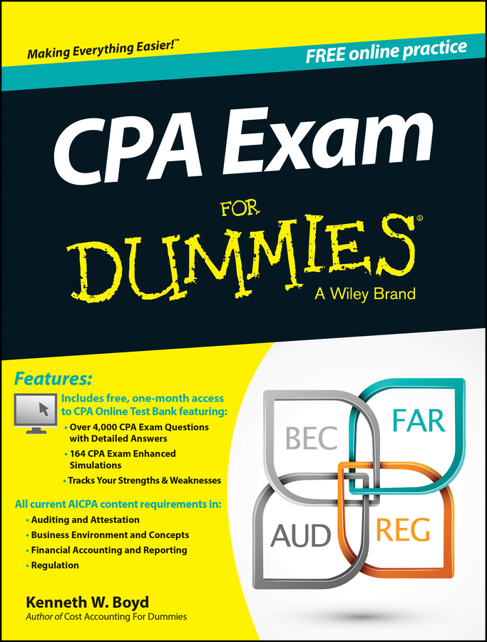 Обложка книги «CPA Exam For Dummies»