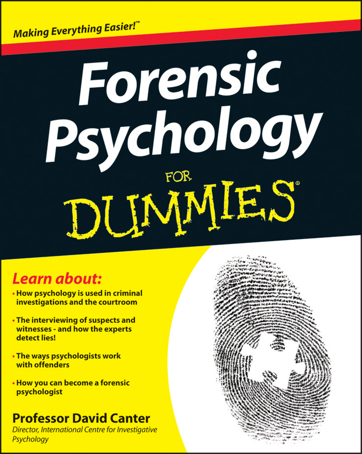 Обложка книги «Forensic Psychology For Dummies»
