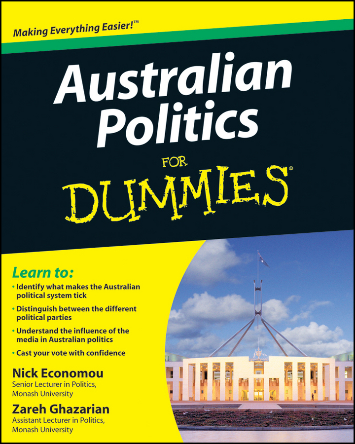 Обложка книги «Australian Politics For Dummies»