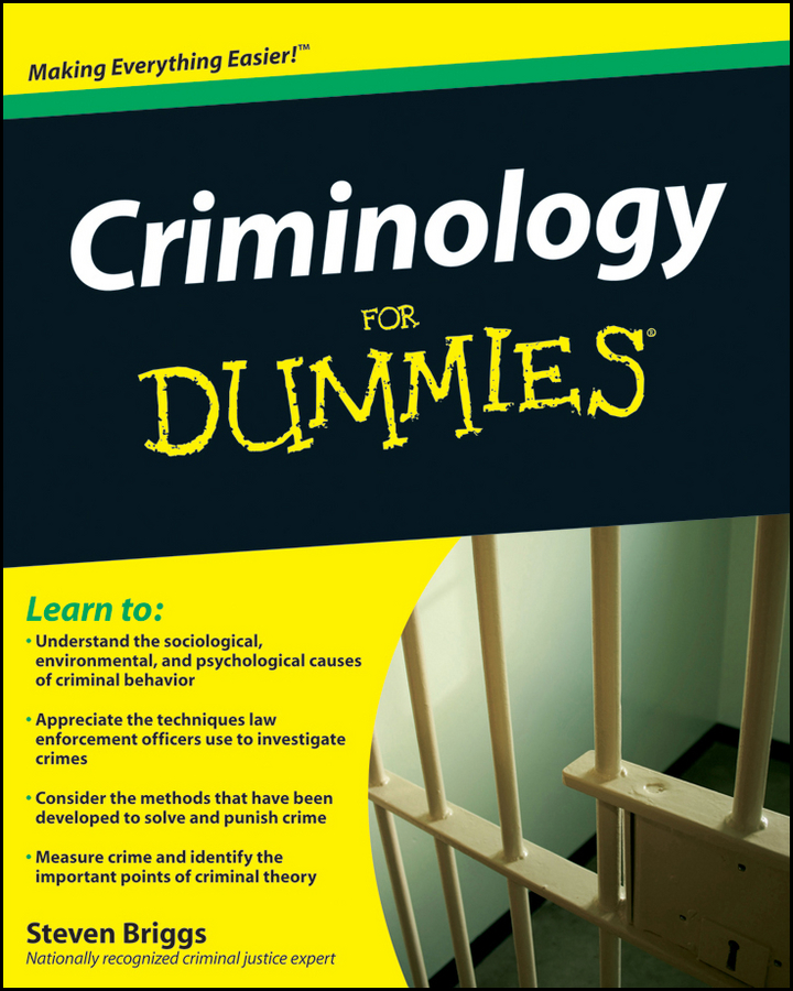 Обложка книги «Criminology For Dummies»