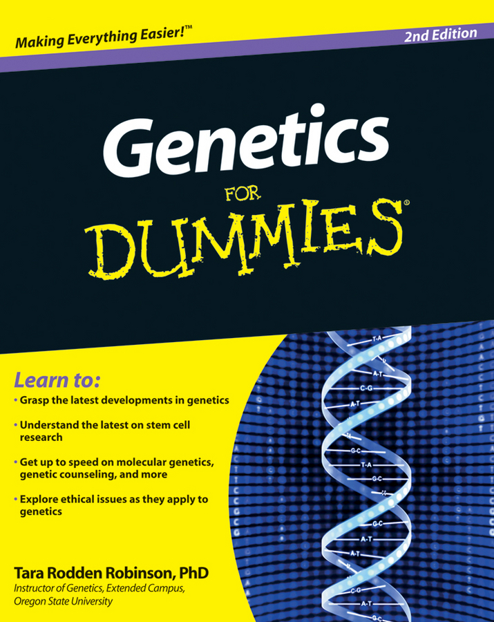 Обложка книги «Genetics For Dummies»