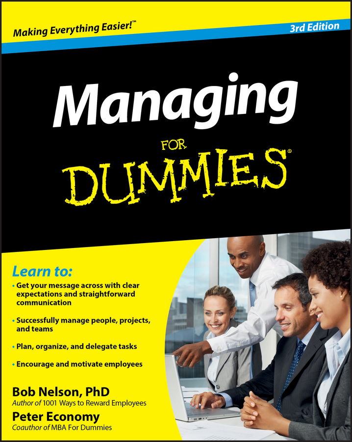 Обложка книги «Managing For Dummies»