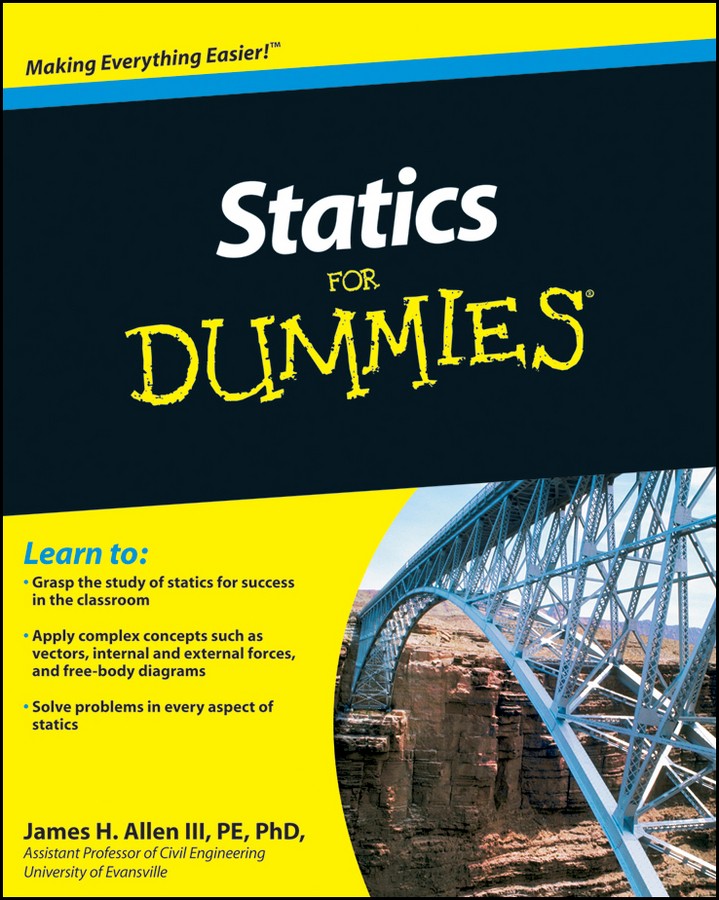 Обложка книги «Statics For Dummies»